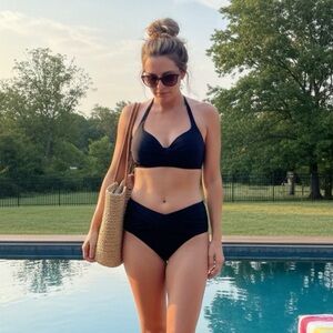 Classic Black Women's Bikini Set